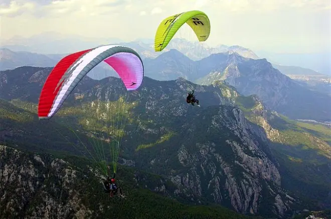 Paragliding am Tahtali-Berg ab Antalya