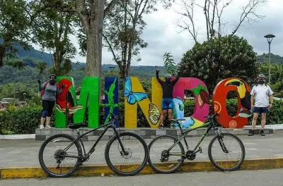 Mountain bike 57 km de Nono até a floresta nublada de Mindo