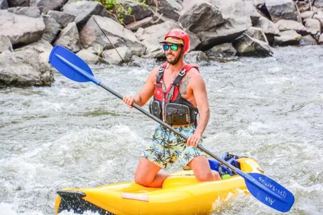 Kayak gonflable sur le haut du Colorado : Balade de quatre heures