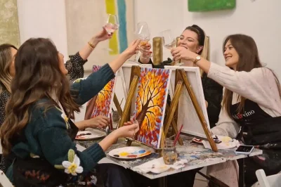 Join a painting party in zagreb with unlimited local wine, all art supplies included, and a relaxed vibe. no experience needed—just show up and create your own souvenir.