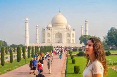 Découvrez delhi, agra et jaipur avec leurs sites emblématiques comme le taj mahal et le hawa mahal lors d’un circuit privé du triangle d’or. hôtels de luxe, guide expert et transferts inclus.