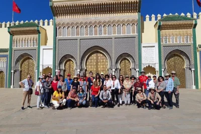 Explore fez’s medina, jewish quarter, and artisan workshops on a full day tour with hotel pickup, private guide, and local lunch included. experience real morocco.