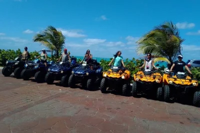 Ride atvs along new providence’s coast, stop at queen’s staircase, taste guava duff, and enjoy local snacks. includes pickup and water for your adventure.