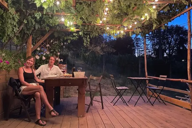Visite de ferme de cochons Cinta Senese avec dîner à Sienne