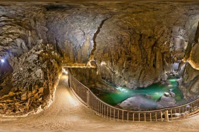 Visit lipica stud farm and Škocjan caves on a guided day trip from piran, portoroz, or izola. includes entrance fees, guide, and hotel pickup.