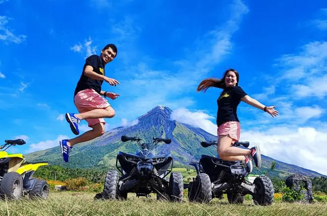 Balade en quad près du volcan Mayon : Trois niveaux de difficulté