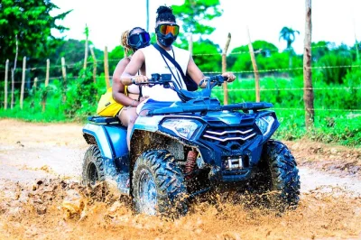 Explore punta cana em um passeio de atv pelo campo, degustações orgânicas e um animado cruzeiro com snorkel e bar aberto. inclui transporte e guia local.
