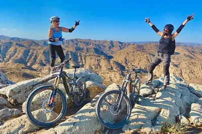 Cheeseboro Canyon tour en bicicleta eléctrica: Sendero intermedio