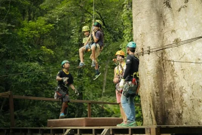 Erleben sie phukets besten zipline-park mit 42 baumkronenplattformen, mittagessen, transfers und englischsprachigen guides. buchen sie noch heute ihr flying hanuman abenteuer.