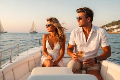 Festa de barco ao pôr do sol na baía de cartagena com bar aberto, música e entrada garantida na balada. conheça gente nova, aproveite drinks locais e veja a cidade do mar.