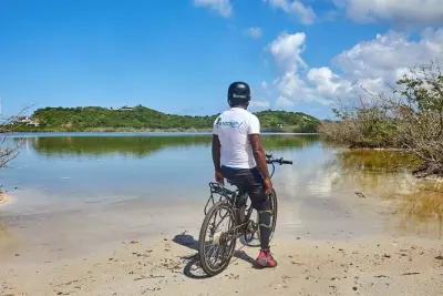 Antigua orange valley : Balade à vélo et randonnée avec baignade