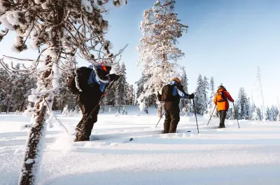 Backcountry Ski Trekking in Rovaniemi: Small Groups, Deep Snow