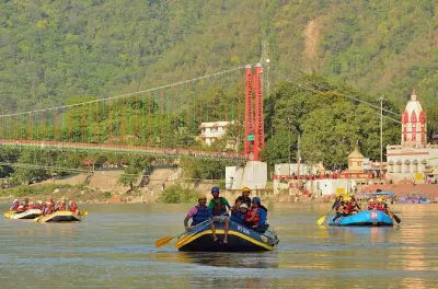 Rafting sul Brahmpuri a Rishikesh: 9 km con rapide leggere