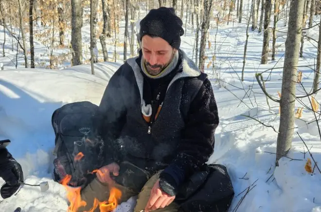 Mont-Tremblant racchette da neve: Sentieri e accensione fuoco