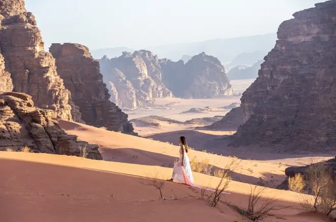 Petra e Wadi Rum saindo de Amman: Dois desertos em um dia