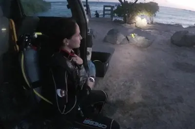 Night Shore Diving Mangel Halto: See the reef after dark