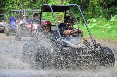 ATV riding in Roatan: Sloths, Secret Well, private beach