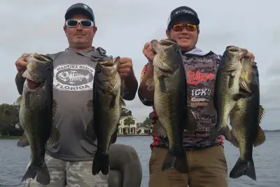 Privates Bassangeln auf Lake Tarpon nahe Tampa