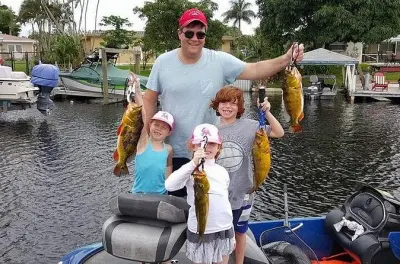 Pêche au peacock bass près de Boca Raton : Lac Ida