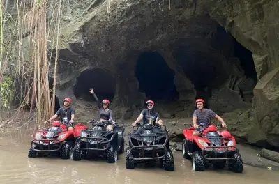 Quad à Jimbaran avec massage balinais, bain de fleurs et déjeuner