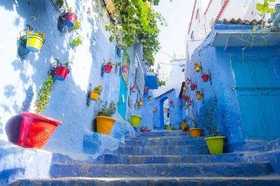 Arrive in chefchaouen’s blue streets from fez with hotel pickup, time to wander the medina, see ras el-maa waterfall, and relax in the main square.