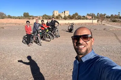 Skoura palmeraie à vélo tout terrain avec guide et pause thé