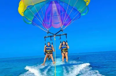 Parasailing in Montego Bay: 15-minute flight & jet ski
