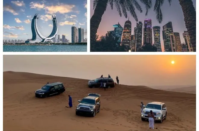 Doha Wüstensafari & Stadtrundfahrt: Privater Ganztags-Dünenritt