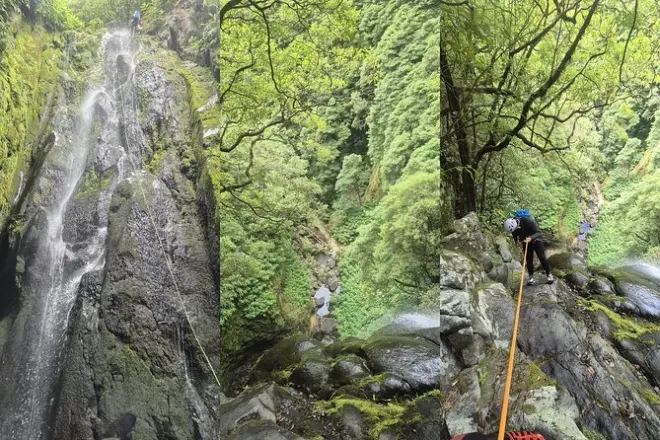 Canyoning alle Azzorre: Discendi cascate di 50 metri