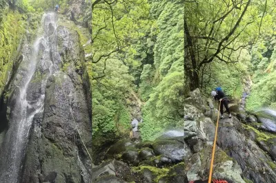 Canyoning alle Azzorre: Discendi cascate di 50 metri