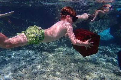 Caça ao tesouro e snorkel na lagoa de Bora Bora para crianças