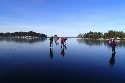 Ice Skating on Natural Ice in Stockholm: Swedish Winter Adventure