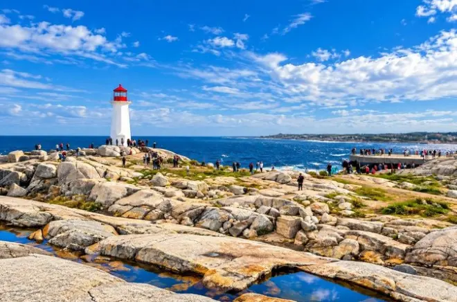 Peggy's Cove e destaques de Halifax com cemitério do Titanic