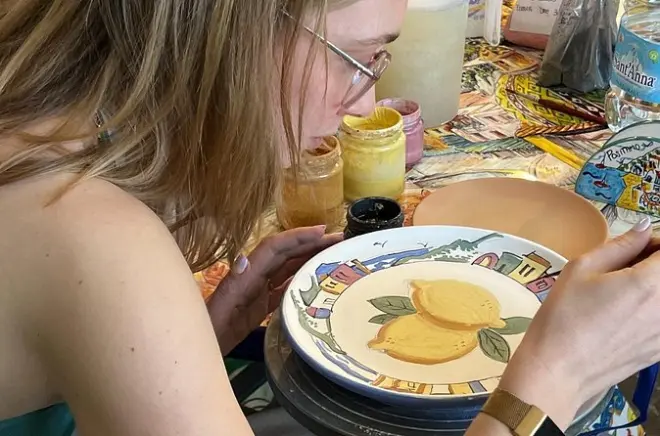 Ceramic Class in Positano: Make & Fire Majolica