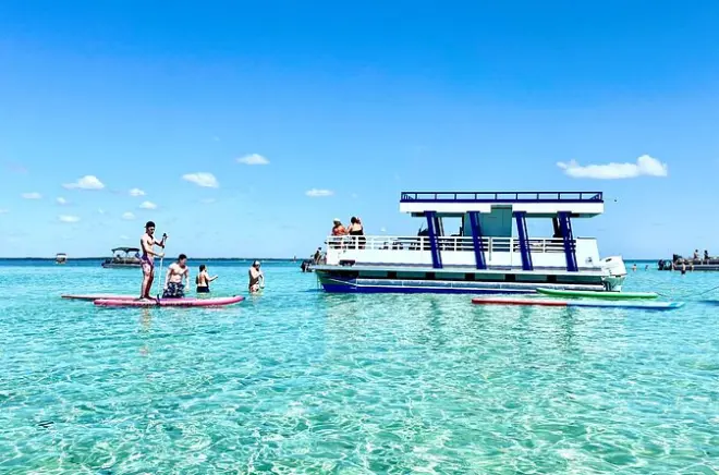 Snorkeling in Destin: Private Pontoon with Crab Island