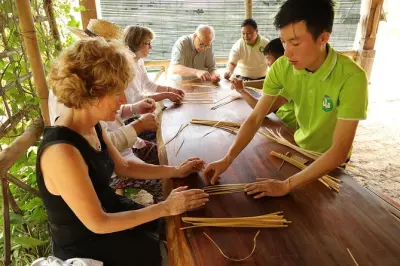Bamboo weaving & cooking class in Luang Prabang: Includes lunch and transfers