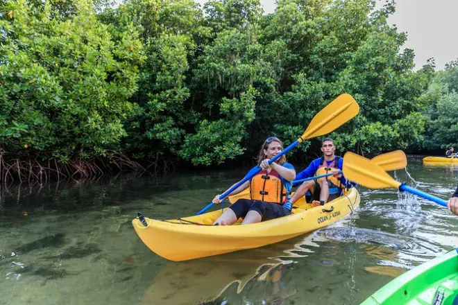 Kayaking in San Juan: Bioluminescent Laguna Grande at night