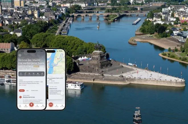 Tour podcast autoguiado por Koblenz: Historia del Rin y Mosela