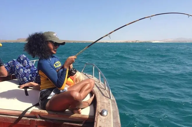 Snorkeling em Boa Vista: Barco privado, pesca e churrasco