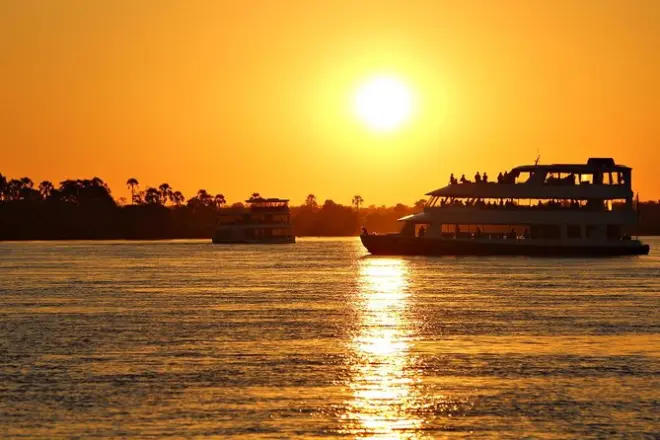 Sunset Cruise Zambezi River Livingstone: Game Viewing & Open Bar