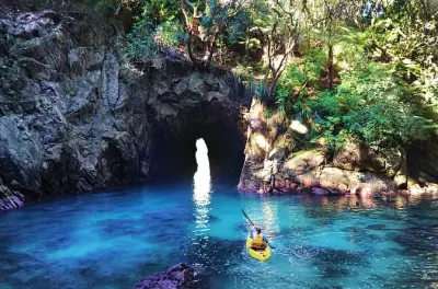 Kayak à Whenuakura Island : Balade guidée vers Donut Island