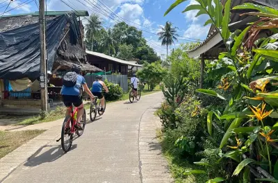 VTT à Ao Nang : Grand tour guidé des sentiers et villages