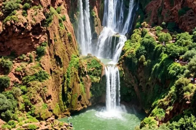 Cascadas de Ouzoud desde Marrakech con guía en excursión de día