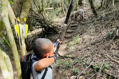 Esperienza di tiro con l'arco 3D a Plettenberg Bay: Impara e segna