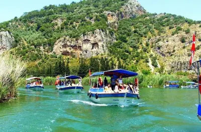 Dalyan day tour from Fethiye: Mud baths, turtles, ancient tombs