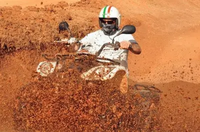 Aventura off-road de quadriciclo em Kemer com traslado incluso