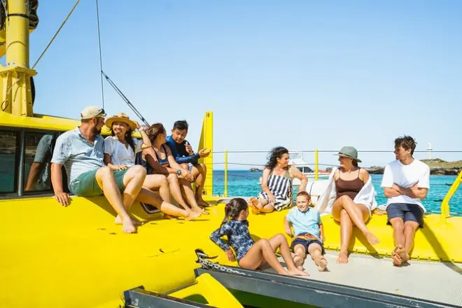 Segeln ab Fremantle zu Rottnest Island mit Schnorcheln & Kajak