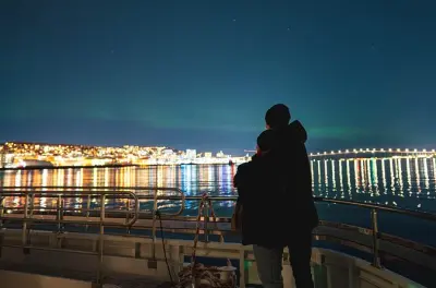 Croisière aurore boréale à Tromsø : Recherche en bateau chauffé
