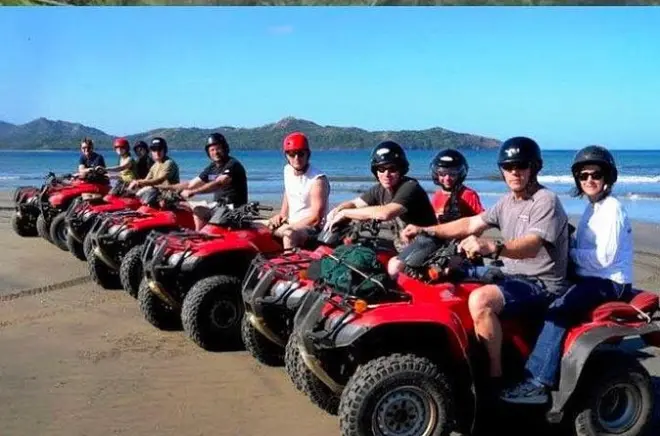ATV riding near Tamarindo: Brasilito Beach & jungle trails