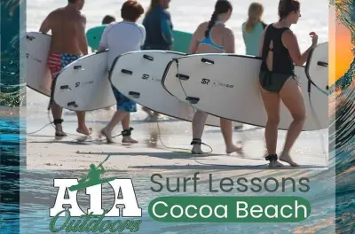 Clases de surf en Cocoa Beach: Clase privada de 2 horas con tabla